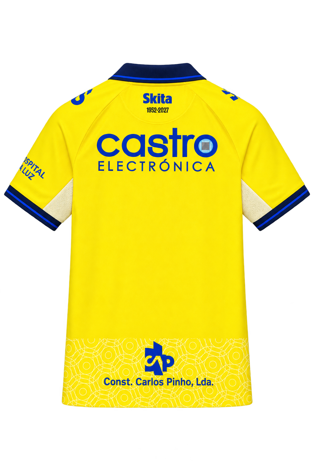 Costas da camisola oficial do FC Arouca 2026/27